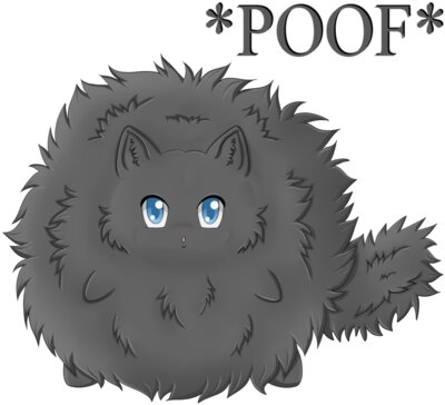 Wolfy *POOF* (No BG)
